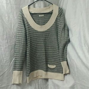 Black and white sweater